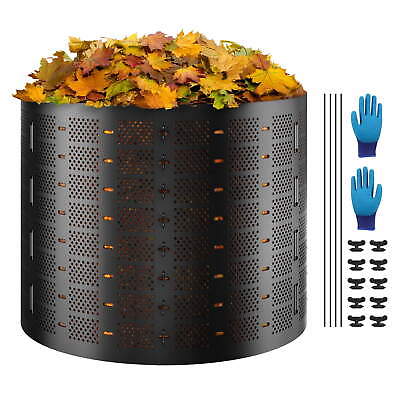 #ad Garden Compost Bin 220 Gal 1000 L Outdoor Compost Bin Easy to Setup $36.42