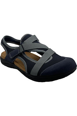 #ad Earth Origins Closed Toe Sport Sandals Stacy Navy $37.99