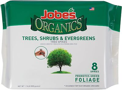 #ad Jobe’s Organics Slow Release Evergreen Fertilizer Spikes Easy Plant Care... $19.49