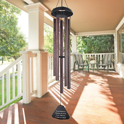 36in Wind Chimes Outdoor Large Deep Tone Windchime Adjustable Tuned Garden Decor $18.95