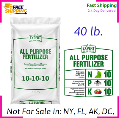 #ad #ad Expert Gardener All Purpose Plant Fertilizer 10 10 10 Fertilizer 40 lb. NEW $17.79