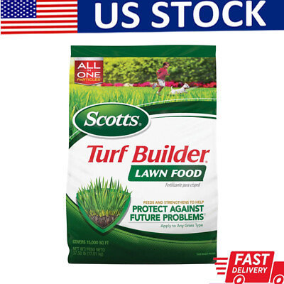 #ad #ad Scotts Turf Builder Lawn Fertilizer Strengthens Grass 15000 Sq. Ft. 37.5 Lbs. $80.71