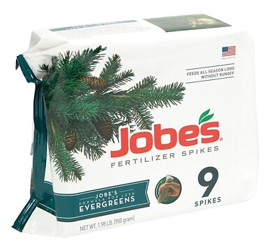 #ad Jobe#x27;s Evergreen Fertilizer Spikes 9 Spikes $21.99