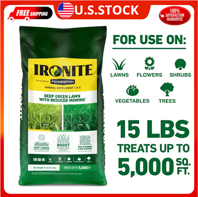 #ad #ad Ironite Mineral Supplement by Pennington 1 0 0 Fertilizer 15 lb. NEW $23.97
