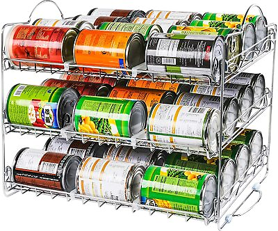 Utopia Kitchen Can Rack Organizer Stackable Can Organizer Holds Upto 36 Cans $23.99