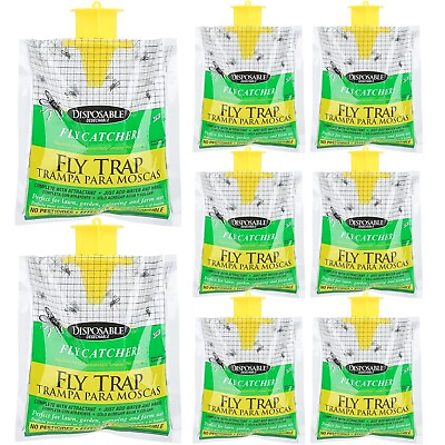 #ad Outdoor Fly Traps Bundle Disposable Hanging Outdoor $12.99