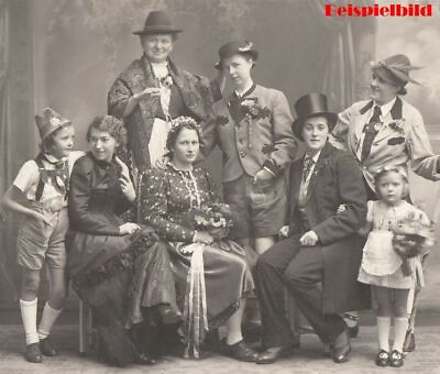 Alte Fotos Familie Feier feiern Party Vintage Antik Schwarz Weiss Fotografien EUR 2.49