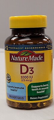 #ad #ad Nature Made Vitamin D3 Vitamin D 1000 IU 25 mcg 300 Softgels EXP 07 25 $14.99
