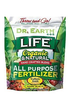 #ad Dr. Earth 736P Life Organic All Purpose Fertilizer In Poly Bag 4 Pound $31.99