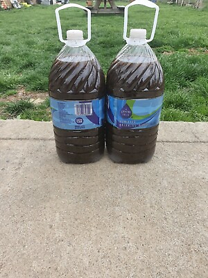 food plants Tea concentrated fertilizer dark 2 Gal Organic worm casting liquid $38.50