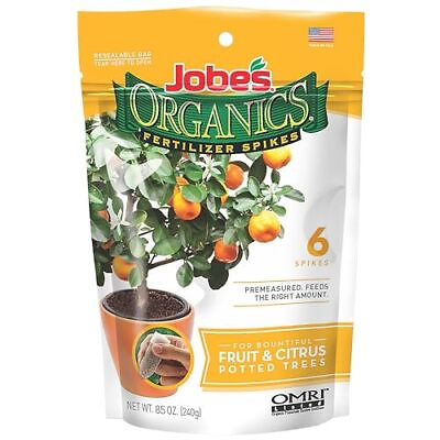 #ad Jobe#x27;s 04226 Fertilizer Spikes Fruit and Citrus 6 Count $14.65