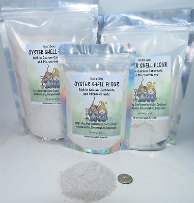 #ad #ad OYSTER SHELL FLOUR Organic Natural Fertilizer Chitin Feed for Healthy Plants $9.95