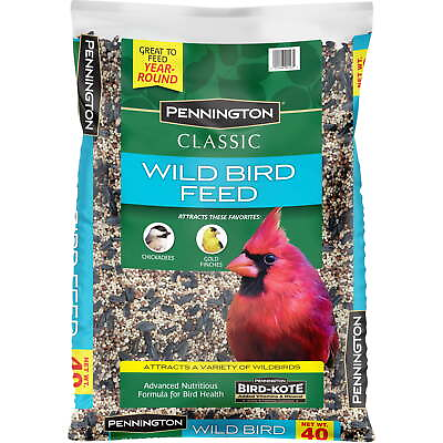 #ad Pennington Classic Dry Wild Bird Feed and Seed 40 lb. Bag 1 Pack $24.97