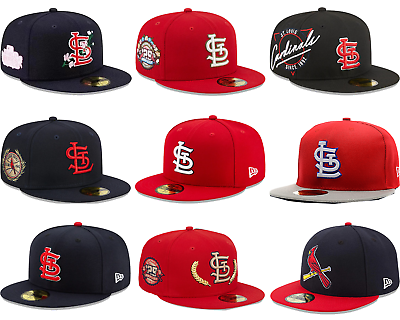 #ad New Era St. Louis Cardinals MLB Basic Baseball Cap 59FIFTY 5950 Fitted Hat $19.65