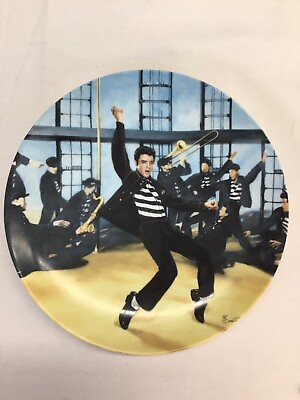 #ad Elvis Presley: Looking at a Legend quot;Jailhouse Rockquot; Collector Plate $16.99