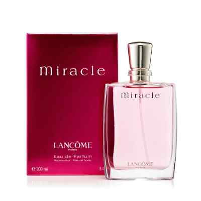 MIRACLE by LANCOME 3.4 oz 100mL L#x27;EAU DE PARFUM Spray Brand New Sealed $39.99