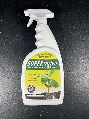 Superthrive Ready to Use Plant Vitamin Foliar Spray 23 oz. New FREE SHIPPING $19.89