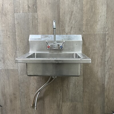 #ad Atosa MRS HS 18 W MixRite 18quot; Stainless Steel Wall Mounted Hand Sink $110.00