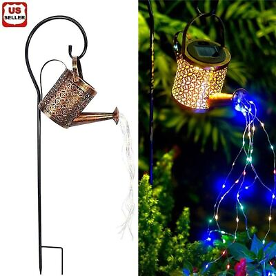 #ad Solar Watering Can Light Garden Outdoor Waterproof Kettle Yard Art Lamp Decor US $14.98