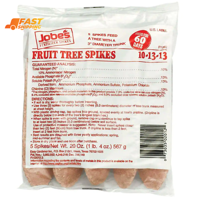 #ad 1.2 Lb. Bulk Fruit Tree Fertilizer Spike 5 Count $8.24