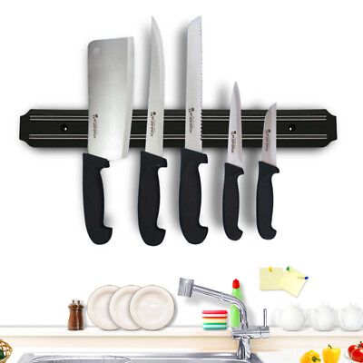 Wall Mount Magnetic Knife Scissor Storage Holder Rack Strip Kitchen Tool $9.45