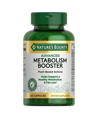 #ad Nature#x27;s Bounty Advanced Metabolism Booster 120 Capsules $10.39
