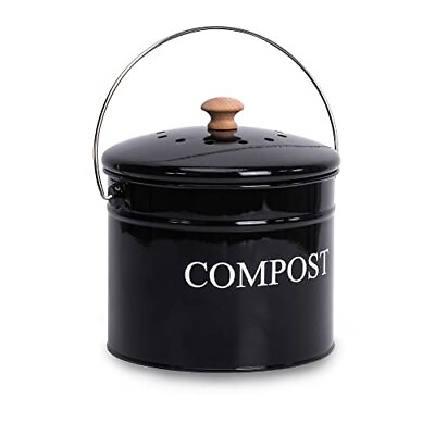 #ad Compost Bin for Kitchen Counter 1 Gallon Compost Bucket for Kitchen Compost C... $37.50