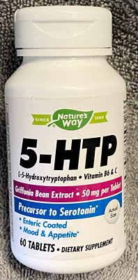 #ad Nature#x27;s Way 5 HTP Griffonia Bean Extract 50mg. 60 Tablets Exp 04 2025 $9.95