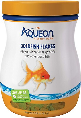 #ad Aqueon Goldfish Flakes 2.29 Ounces $15.01