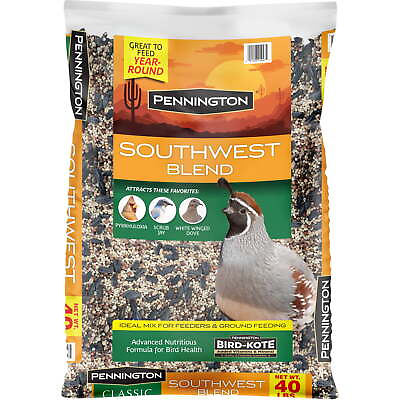 #ad Pennington Year Round Southwest Blend Wild Bird Feed 40 lbs.new $29.67
