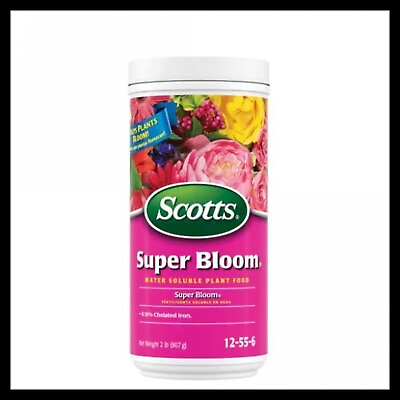 Scotts Super Bloom Water Soluble Plant Food 2 Lb NPK 12 55 6 Fertilizer for $23.24