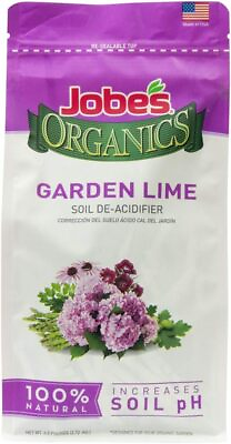 #ad Jobe#x27;s Organics Garden Lime Soil Amendment 6 lb $20.39