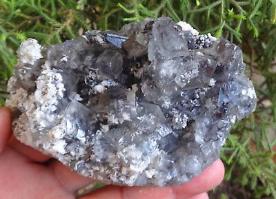 #ad Calcite On Heulandite Crystals Rock Minerals Specimen C=5 $178.50