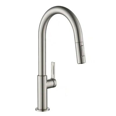 Kraus KPF 2820 Oletto 1.8 GPM Single Handle Pull Down Kitchen Stainless Steel $155.00