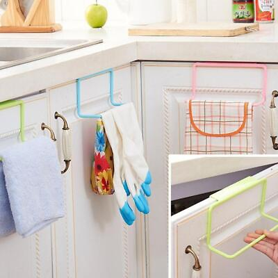 Towel Rack Home Kitchen Rail Wall Mounted Bathroom Hanger Shelf Accessories $2.43