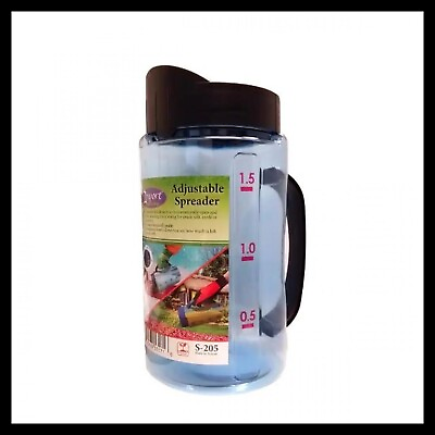 50 Oz. Adjustable Fertilizer Spreader for Salt Seeds or Fertilizer $17.16