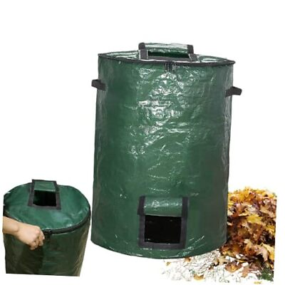 #ad Large Compost Bin BagsGarden Compost Bin Bags 80 Gallon 300L Green 1pc $35.45
