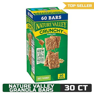 #ad Nature Valley Crunchy Oats #x27;n Honey Granola Bars 30 Count $22.40
