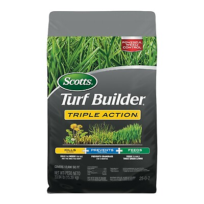 #ad #ad Turf Builder Triple Action1 12000 sq. ft. 33.94 lbs Lawn Fertilizer $88.99