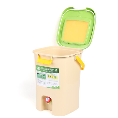 #ad #ad 21L Home Kitchen Food Waste Recycle Composter Bucket Garden Compost Bin US HOT $51.87