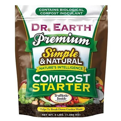 #ad 4 3lb Dr. Earth Premium Natural Compost Starter Mineral Supplement 3 2025EXP $49.99