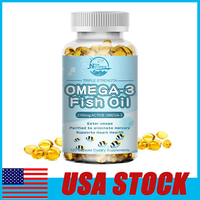 #ad #ad Nature#x27;s Live Omega 3 Fish Oil Capsule 3x Strength 2160mg Epa amp; DhaHigh Potency $12.99