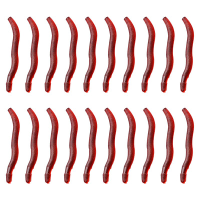 #ad 150Pcs live worms red worms Fishing Lure Baits Multipurpose Bag Filler Fish $7.34
