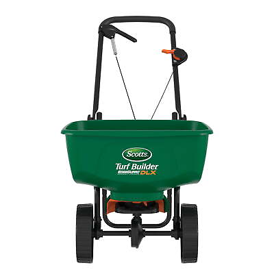 #ad amp; Scotts Turf Builder EdgeGuard DLX Broadcast Spreader for Grass Seed $75.13