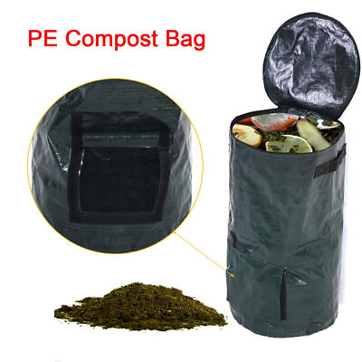 #ad Organic Waste Kitchen Garden Yard Compost Bag Cloth Planter Environmental PE $17.19