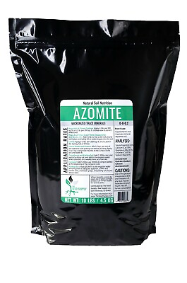 #ad 10 Pound AZOMITE Fertilizer Volcanic Ash Rock Dust Powder 67 Trace Minerals $24.00