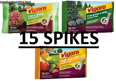 #ad 4.2 lb. All Season Tree Or Fruit Citrus OR Evergreen Fertilizer Spikes 15 Count $19.90