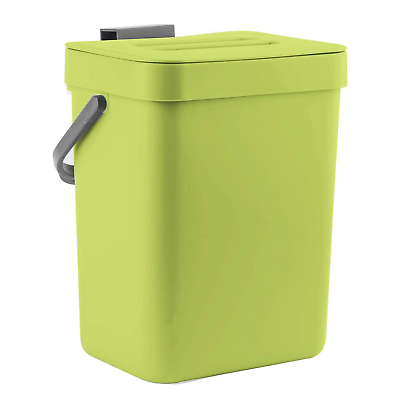 Food Waste Basket Bin for Kitchen Small Countertop Compost Bin with Lid Odor F $22.86