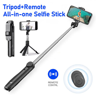 portátil para teléfono móvil Trípode palo de Selfie para tomar fotos en vivo $11.18