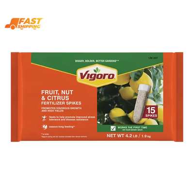 #ad 4.2 Lb. All Season Fruit Nut and Citrus Fertilizer Spikes 16 4 8 15 Count $17.98